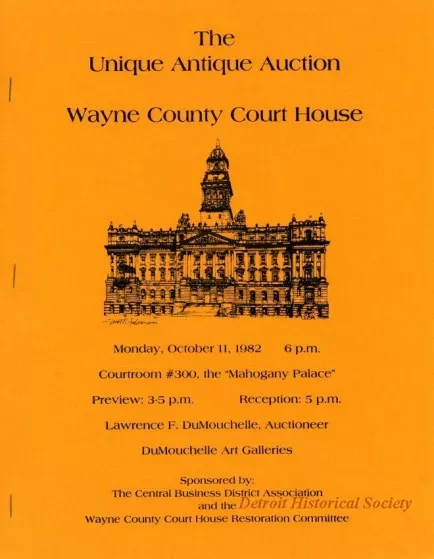 Program - The Unique Antique Auction
Wayne County Court House