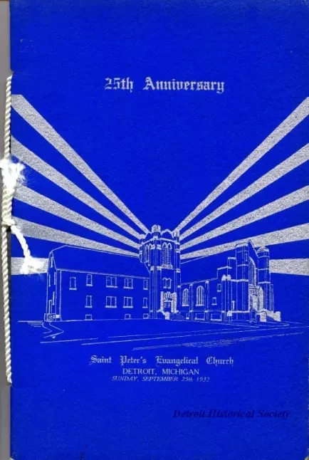 Booklet - 25th Anniversary
Saint Peter's Evangelical Church