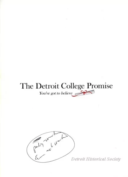 Folder, File - The Detroit College Promise