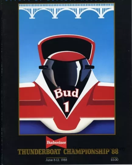 Program - Official Program, Budweiser Thunderboat Championship, June 8-12,1988