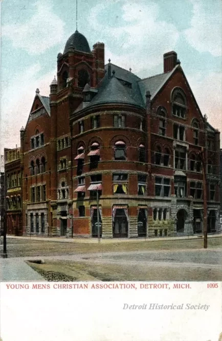 Postcard - Young Men's Christian Association, Detroit , Mich.