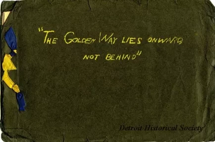 Booklet - The Golden Way Lies Onward, Not Behind