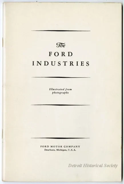 Booklet - The Ford Industries