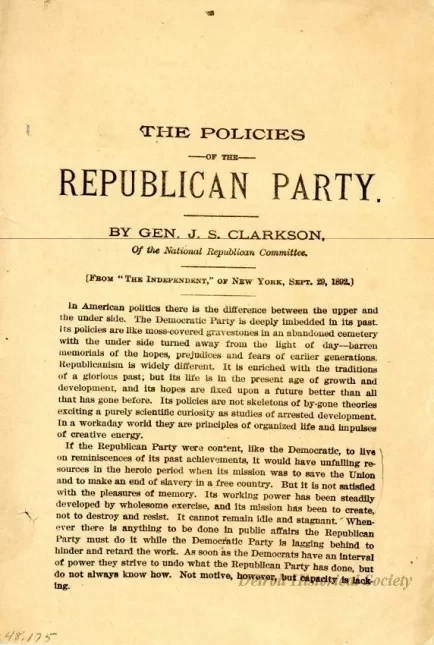 Booklet - The Policies of the Republican Party