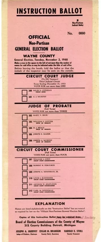 Poster - Instruction Ballot