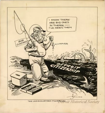 Cartoon - The Undiscovered Fisherman