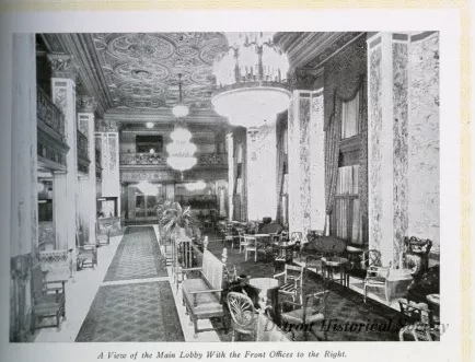 Booklet - The Book-Cadillac Hotel, Detroit, Michigan - Dhs_2000_005_004_17_detail_1_sf