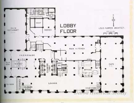 Booklet - The Book-Cadillac Hotel, Detroit, Michigan - Dhs_2000_005_004_39_detail_2_sf