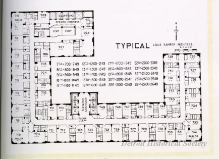 Booklet - The Book-Cadillac Hotel, Detroit, Michigan - Dhs_2000_005_004_41_detail_2_sf