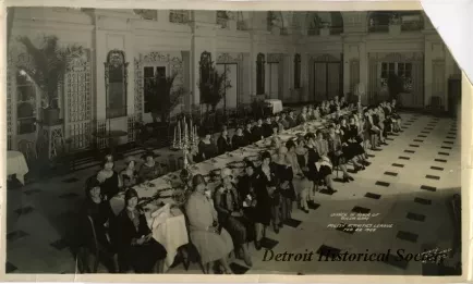 Print, Photographic - Dinner In Honor of Gilda Gray, Polish Activities League, Feb. 22, 1928