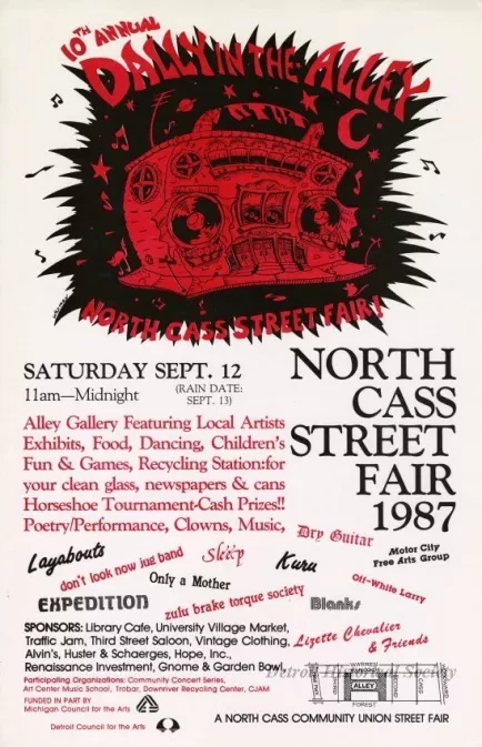 Poster - 10th Annual Dally in the Alley
North Cass Street Fair