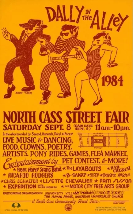 Poster - Dally in the Alley