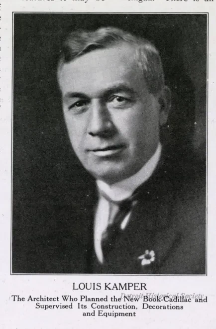 Booklet - The Book-Cadillac Hotel, Detroit, Michigan