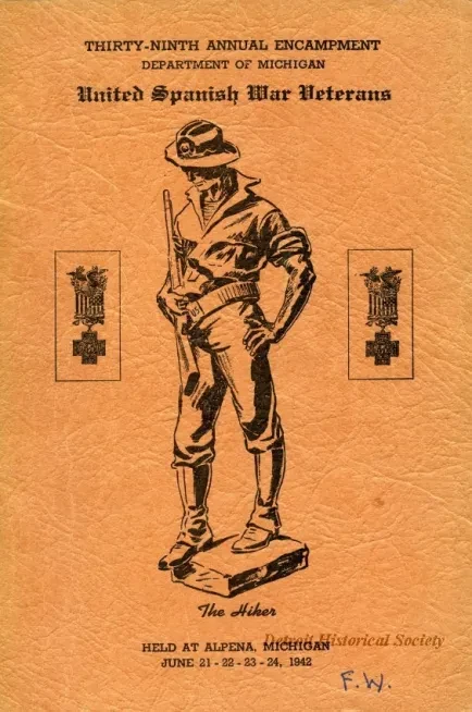 Program - Thirty-Ninth Annual Encampment, Department of Michigan, 
United Spanish War Veterans