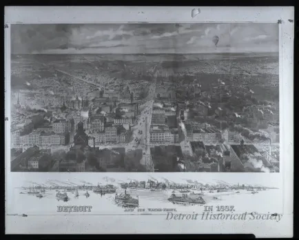Negative, Film - Detroit and Its Water-Front, in 1887.