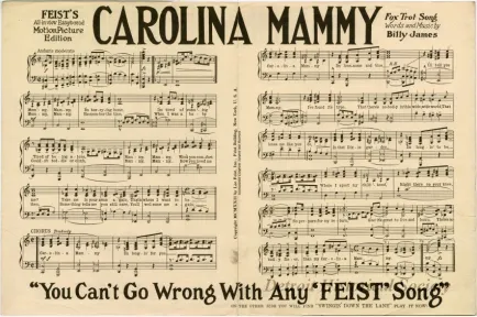 Music, Sheet - Swingin' Down The Lane/Carolina Mammy