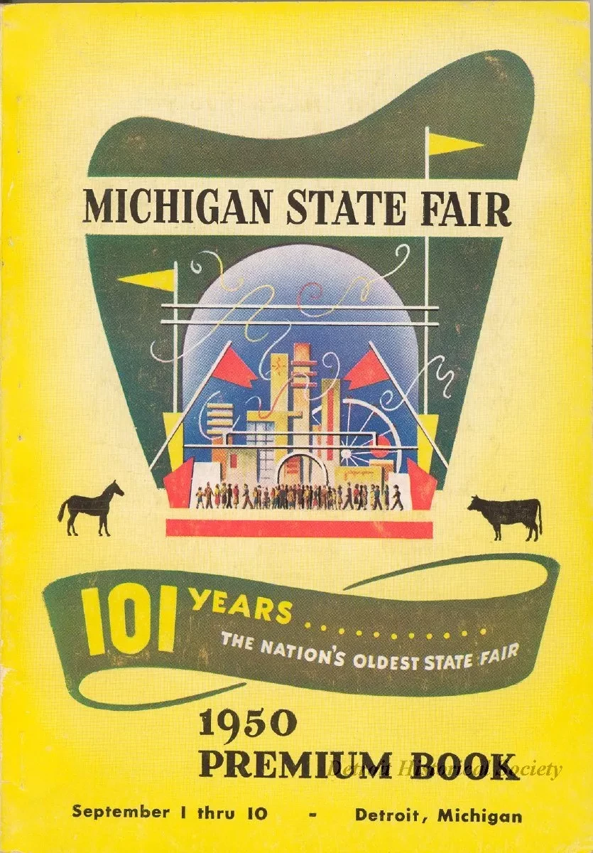 Program - The 101st Annual Michigan State Fair and Exposition Premium List