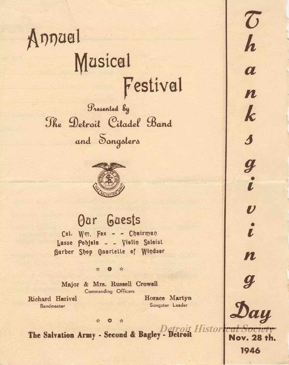 Program, Concert