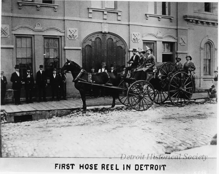 Print, Photographic - First Hose Reel in Detroit