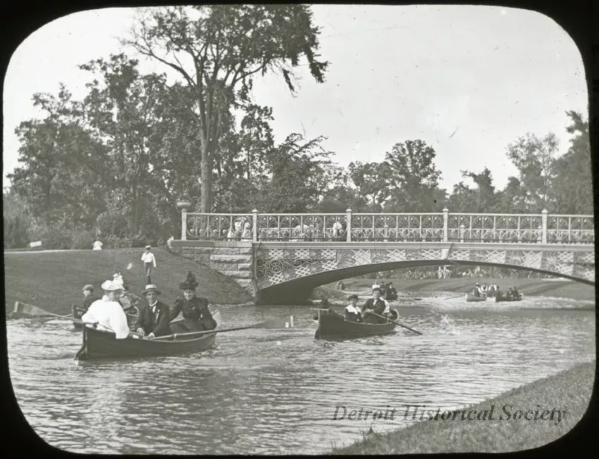 Transparency, Lantern-slide - Bridge - Belle Isle