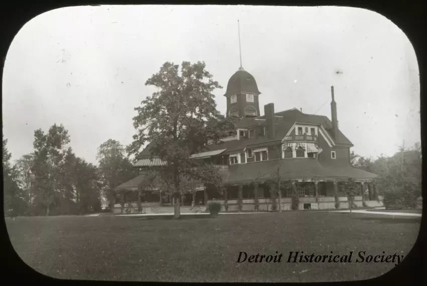 Transparency, Lantern-slide - Casino, Belle Isle - Detroit