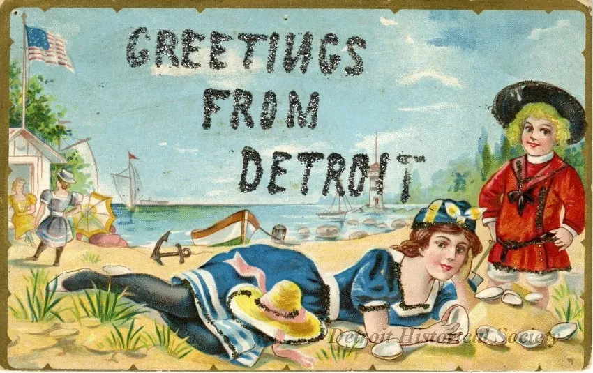 Postcard - Greetings from Detroit