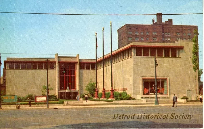 Postcard - Detroit Historical Museum