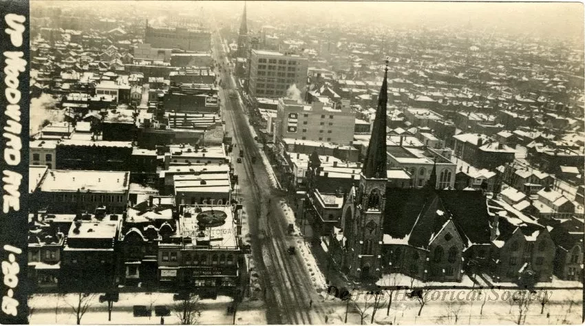 Print, Photographic - Up Woodward Ave. 1-20-15