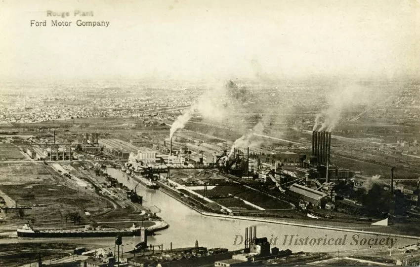 Postcard - Rouge Plant, Ford Motor Company