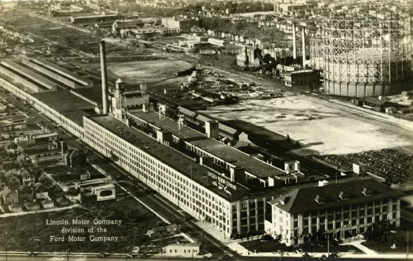 Postcard - Lincoln Motor Company, division of the Ford Motor Company