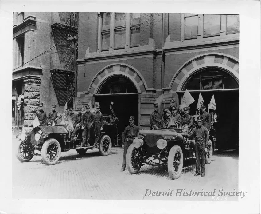Print, Photographic - Detroit Fire Department Engine Company No. 3