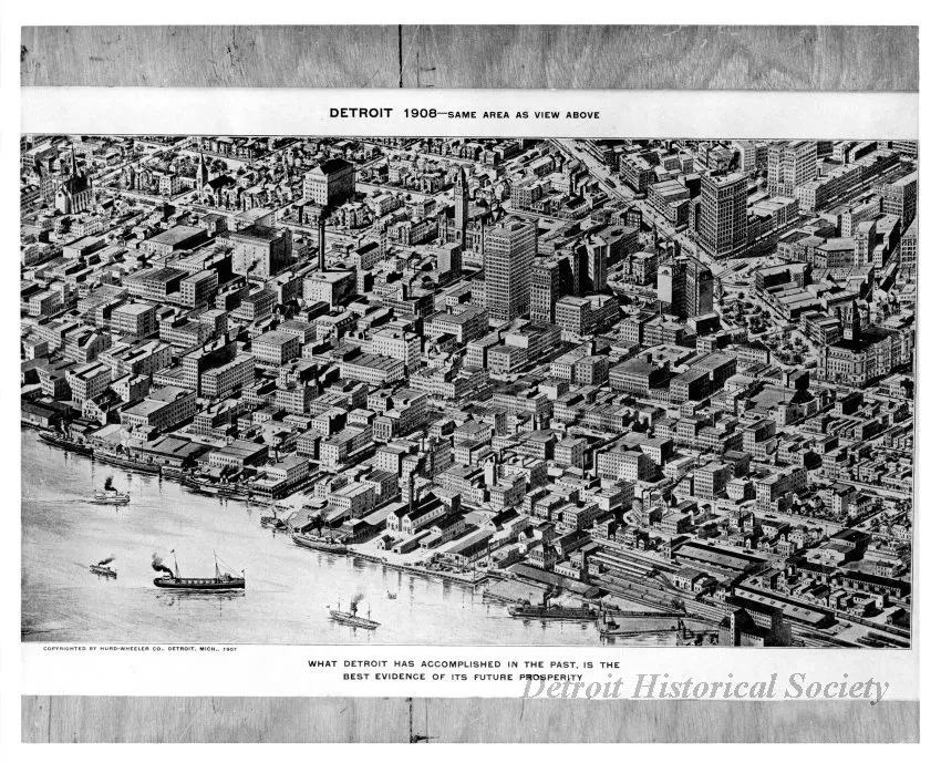 Print - Detroit 1908