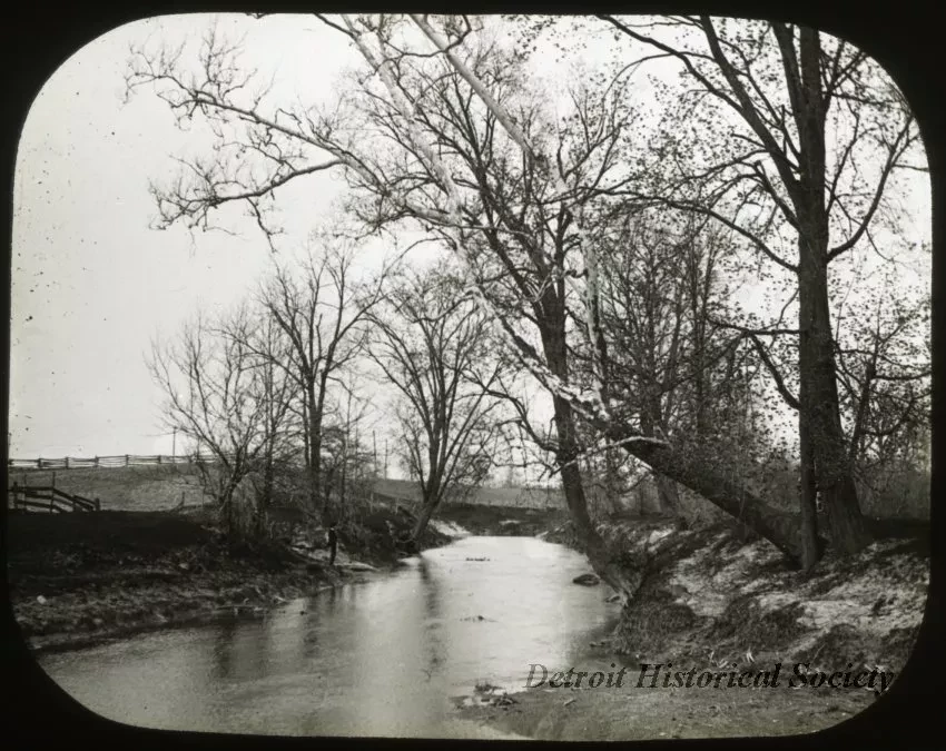 Transparency, Lantern-slide - On the Rouge near Sand Hill