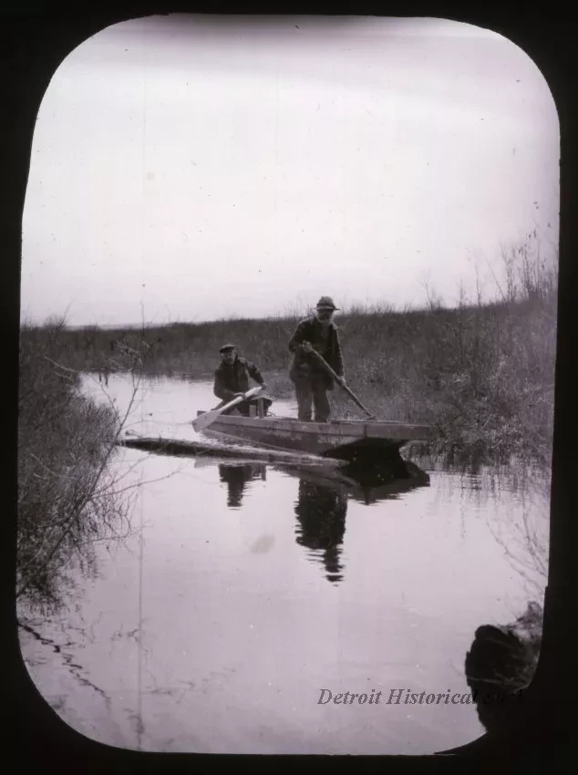Transparency, Lantern-slide - Returning from Work near Wallin Mich