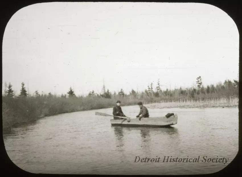 Transparency, Lantern-slide - At the Edge of the Marsh near Wallin