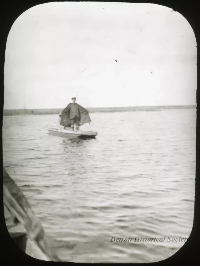Transparency, Lantern-slide - In the Channel near Wallin