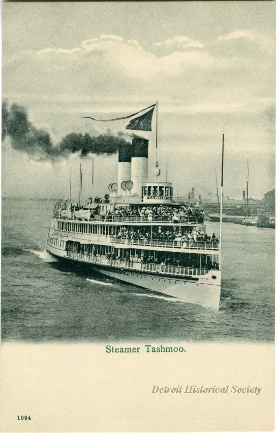 Postcard - Steamer Tashmoo.