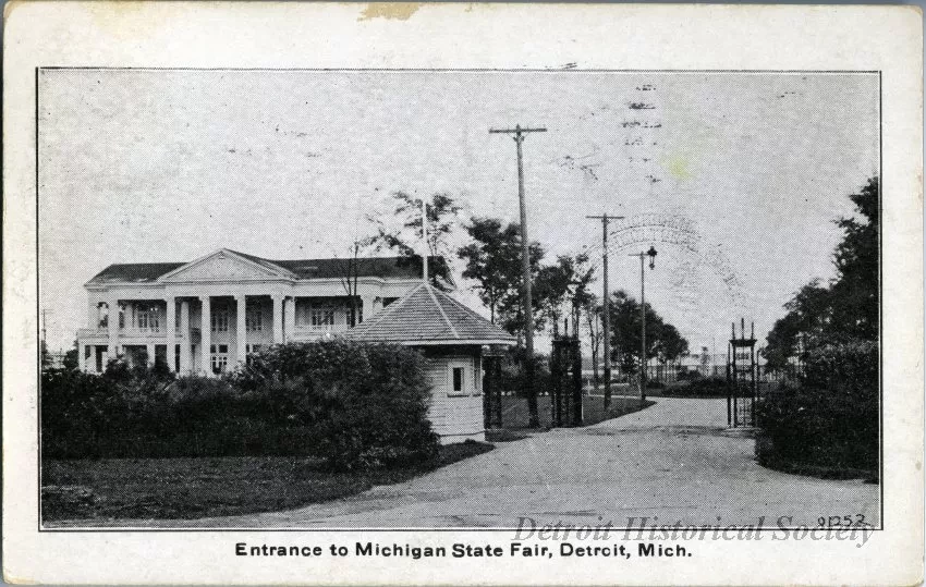 Postcard - Entrance to Michigan State Fair, Detroit, Mich. - Entrance to Michigan State Fair, Detroit, Mich.