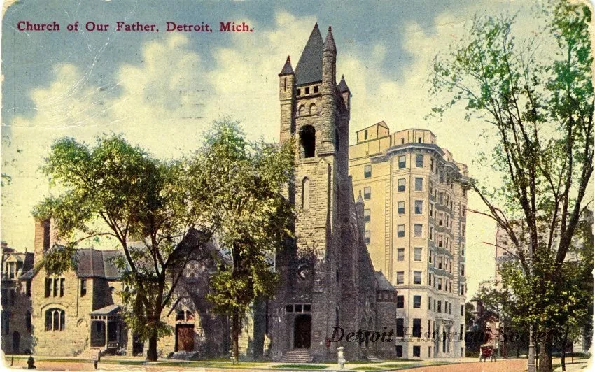 Postcard - Church of Our Father, Detroit, Mich.