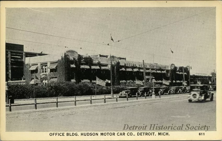 Postcard - Office Bldg. Hudson Motor Car Co., Detroit, Mich.