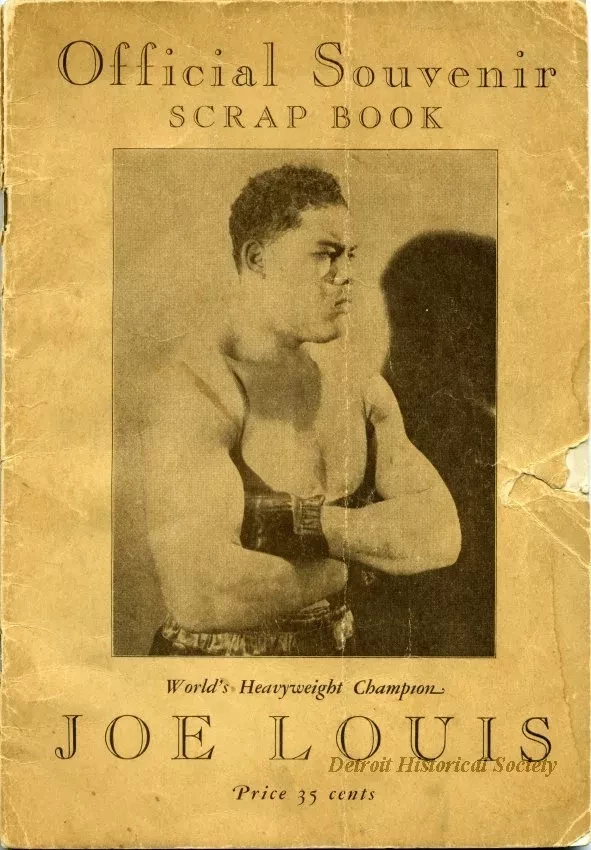 Booklet - Official Souvenir Scrap Book 
World's Heavyweight Champion, Joe Louis