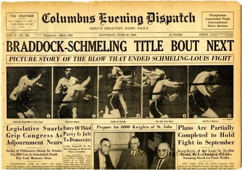 Newspaper - Columbus Evening Dispatch