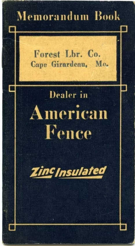 Notebook - Memorandum Book