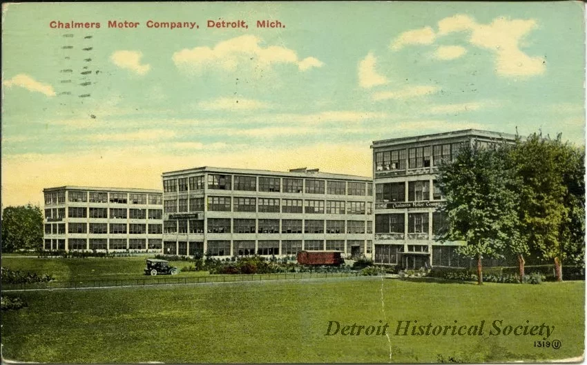 Postcard - Chalmers Motor Company, Detroit, Mich.