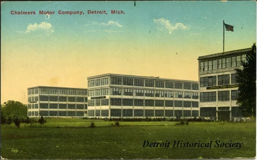 Postcard - Chalmers Motor Company, Detroit, Mich.