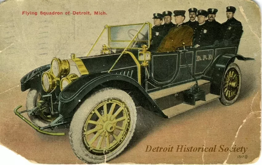 Postcard - Flying Squadron of Detroit, Mich.