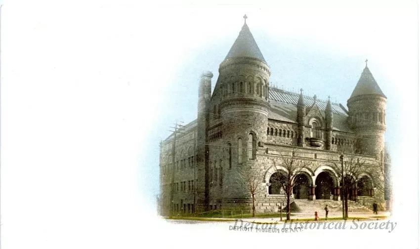 Postcard - Detroit Museum of Art