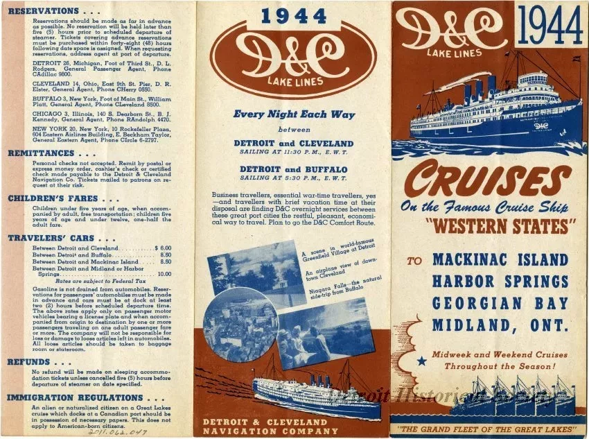 Brochure - Cruises on the famous cruise ship "WESTERN STATES"