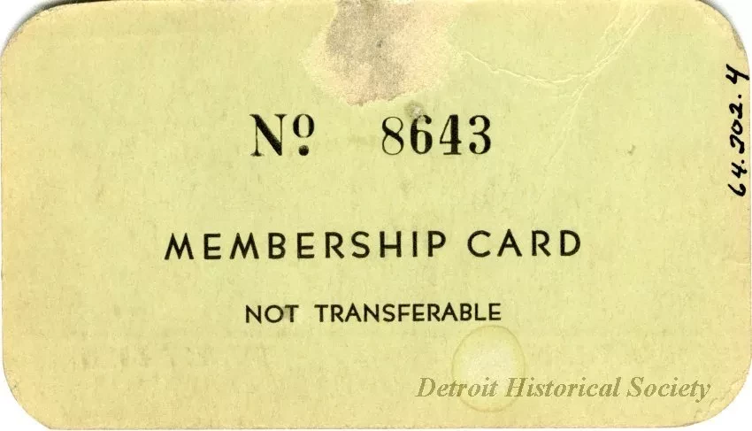 Card, Membership