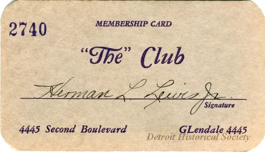 Card, Membership